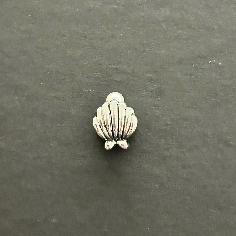 Pandora Sea Shell Pearl Charm